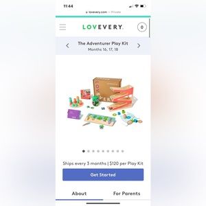 Lovevery toys from The Adventurer 16 17 18 kit